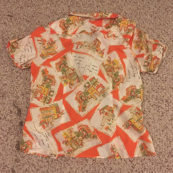 Button down shirt colorful patterned - Picture 2 of 5